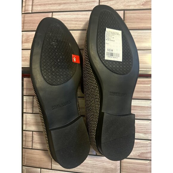 Steve Madden Men's Mezmoryz Stud Smoking Slipper - Black/gold, Size 8 - NO BOX - Picture 5 of 5